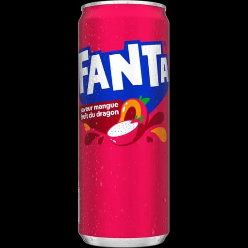 Canette de Fanta mangue et fruit du dragon